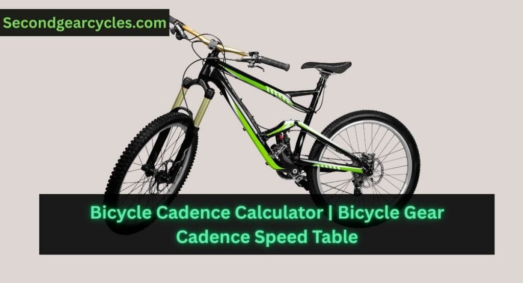 Bicycle Cadence Calculator
